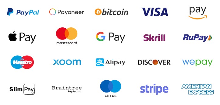 Accepted payment methods